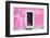 ¡Viva Mexico! Collection - Hot Pink Wall of Silence-Philippe Hugonnard-Framed Photographic Print