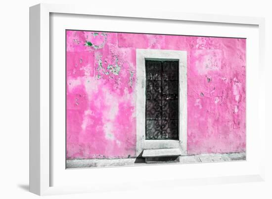 ¡Viva Mexico! Collection - Hot Pink Wall of Silence-Philippe Hugonnard-Framed Photographic Print