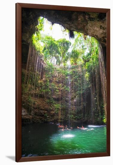 ?Viva Mexico! Collection - Ik-Kil Cenote II-Philippe Hugonnard-Framed Photographic Print