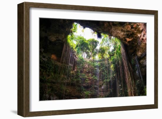 ¡Viva Mexico! Collection - Ik-Kil Cenote-Philippe Hugonnard-Framed Photographic Print