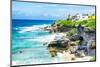 ¡Viva Mexico! Collection - Isla Mujeres Coastline-Philippe Hugonnard-Mounted Photographic Print