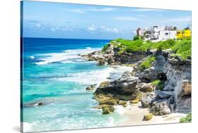 ¡Viva Mexico! Collection - Isla Mujeres Coastline-Philippe Hugonnard-Stretched Canvas