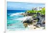 ¡Viva Mexico! Collection - Isla Mujeres Coastline-Philippe Hugonnard-Framed Photographic Print