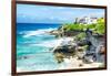 ¡Viva Mexico! Collection - Isla Mujeres Coastline-Philippe Hugonnard-Framed Photographic Print