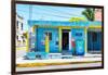 ¡Viva Mexico! Collection - "La Esquina" Blue Supermarket - Cancun-Philippe Hugonnard-Framed Photographic Print