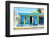 ¡Viva Mexico! Collection - "La Esquina" Blue Supermarket - Cancun-Philippe Hugonnard-Framed Photographic Print