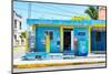 ¡Viva Mexico! Collection - "La Esquina" Blue Supermarket - Cancun-Philippe Hugonnard-Mounted Photographic Print