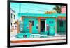 ¡Viva Mexico! Collection - "La Esquina" Coral Green Supermarket - Cancun-Philippe Hugonnard-Framed Photographic Print