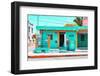 ¡Viva Mexico! Collection - "La Esquina" Coral Green Supermarket - Cancun-Philippe Hugonnard-Framed Photographic Print