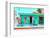 ¡Viva Mexico! Collection - "La Esquina" Coral Green Supermarket - Cancun-Philippe Hugonnard-Framed Photographic Print