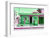 ¡Viva Mexico! Collection - "La Esquina" Green Supermarket - Cancun-Philippe Hugonnard-Framed Photographic Print