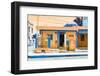 ¡Viva Mexico! Collection - "La Esquina" Orange Supermarket - Cancun-Philippe Hugonnard-Framed Photographic Print