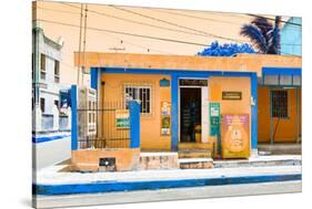 ¡Viva Mexico! Collection - "La Esquina" Orange Supermarket - Cancun-Philippe Hugonnard-Stretched Canvas