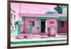 ¡Viva Mexico! Collection - "La Esquina" Pink Supermarket - Cancun-Philippe Hugonnard-Framed Photographic Print