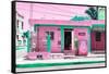 ¡Viva Mexico! Collection - "La Esquina" Pink Supermarket - Cancun-Philippe Hugonnard-Framed Stretched Canvas