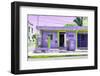 ¡Viva Mexico! Collection - "La Esquina" Purple Supermarket - Cancun-Philippe Hugonnard-Framed Photographic Print