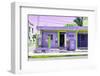 ¡Viva Mexico! Collection - "La Esquina" Purple Supermarket - Cancun-Philippe Hugonnard-Framed Photographic Print