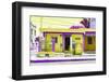 ¡Viva Mexico! Collection - "La Esquina" Yellow Supermarket - Cancun-Philippe Hugonnard-Framed Photographic Print