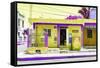 ¡Viva Mexico! Collection - "La Esquina" Yellow Supermarket - Cancun-Philippe Hugonnard-Framed Stretched Canvas
