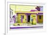 ¡Viva Mexico! Collection - "La Esquina" Yellow Supermarket - Cancun-Philippe Hugonnard-Framed Photographic Print