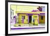 ¡Viva Mexico! Collection - "La Esquina" Yellow Supermarket - Cancun-Philippe Hugonnard-Framed Photographic Print