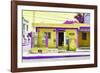 ¡Viva Mexico! Collection - "La Esquina" Yellow Supermarket - Cancun-Philippe Hugonnard-Framed Photographic Print