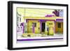 ¡Viva Mexico! Collection - "La Esquina" Yellow Supermarket - Cancun-Philippe Hugonnard-Framed Photographic Print