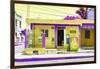 ¡Viva Mexico! Collection - "La Esquina" Yellow Supermarket - Cancun-Philippe Hugonnard-Framed Photographic Print