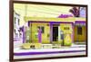 ¡Viva Mexico! Collection - "La Esquina" Yellow Supermarket - Cancun-Philippe Hugonnard-Framed Photographic Print