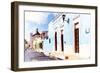 ¡Viva Mexico! Collection - Light Blue Campeche-Philippe Hugonnard-Framed Photographic Print