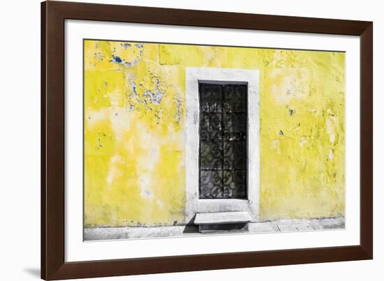 ¡Viva Mexico! Collection - Light Yellow Wall of Silence-Philippe Hugonnard-Framed Photographic Print