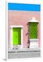 ¡Viva Mexico! Collection - Lime and Salmon Facade - Campeche-Philippe Hugonnard-Framed Photographic Print