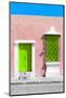 ¡Viva Mexico! Collection - Lime and Salmon Facade - Campeche-Philippe Hugonnard-Mounted Photographic Print