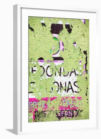 ¡Viva Mexico! Collection - Lime Green Street Wall Art-Philippe Hugonnard-Framed Photographic Print