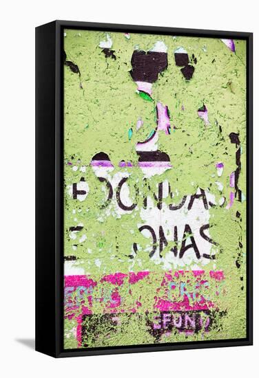 ¡Viva Mexico! Collection - Lime Green Street Wall Art-Philippe Hugonnard-Framed Stretched Canvas