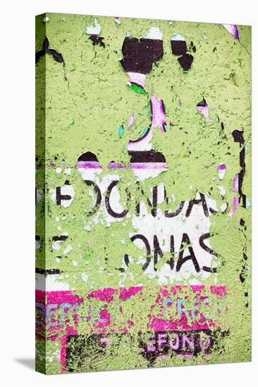 ¡Viva Mexico! Collection - Lime Green Street Wall Art-Philippe Hugonnard-Stretched Canvas