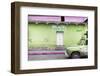 ¡Viva Mexico! Collection - Lime Green Truck-Philippe Hugonnard-Framed Photographic Print