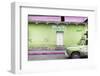 ¡Viva Mexico! Collection - Lime Green Truck-Philippe Hugonnard-Framed Photographic Print