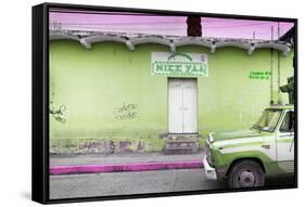 ¡Viva Mexico! Collection - Lime Green Truck-Philippe Hugonnard-Framed Stretched Canvas