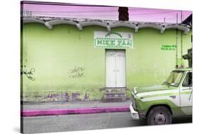 ¡Viva Mexico! Collection - Lime Green Truck-Philippe Hugonnard-Stretched Canvas