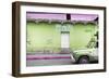 ¡Viva Mexico! Collection - Lime Green Truck-Philippe Hugonnard-Framed Photographic Print