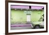 ¡Viva Mexico! Collection - Lime Green Truck-Philippe Hugonnard-Framed Photographic Print