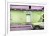 ¡Viva Mexico! Collection - Lime Green Truck-Philippe Hugonnard-Framed Photographic Print