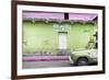 ¡Viva Mexico! Collection - Lime Green Truck-Philippe Hugonnard-Framed Photographic Print