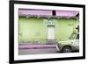 ¡Viva Mexico! Collection - Lime Green Truck-Philippe Hugonnard-Framed Photographic Print