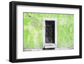 ¡Viva Mexico! Collection - Lime Green Wall of Silence-Philippe Hugonnard-Framed Photographic Print