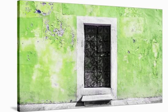 ¡Viva Mexico! Collection - Lime Green Wall of Silence-Philippe Hugonnard-Stretched Canvas