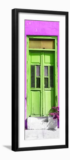 ¡Viva Mexico! Collection - Lime Window and Purple Wall-Philippe Hugonnard-Framed Photographic Print