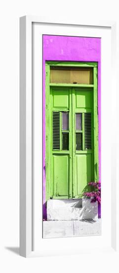 ¡Viva Mexico! Collection - Lime Window and Purple Wall-Philippe Hugonnard-Framed Photographic Print