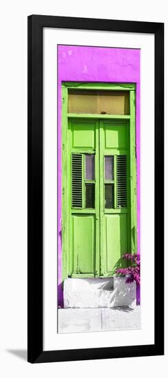 ¡Viva Mexico! Collection - Lime Window and Purple Wall-Philippe Hugonnard-Framed Photographic Print